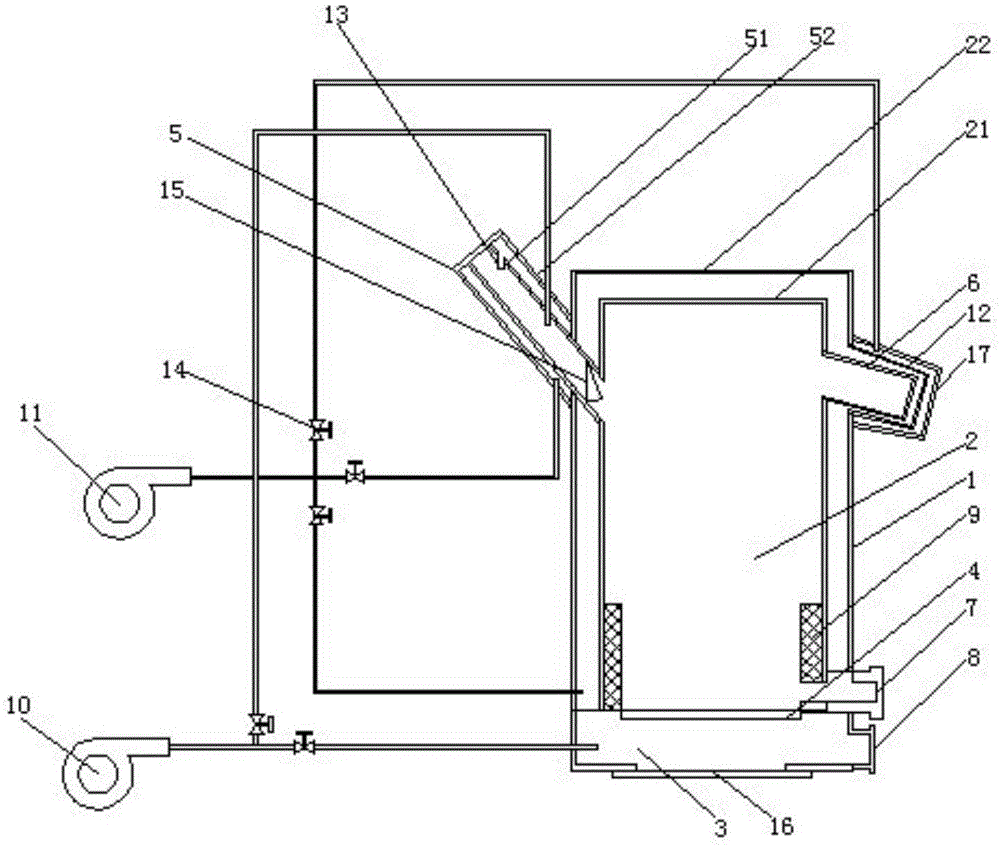 Biomass gasification burner