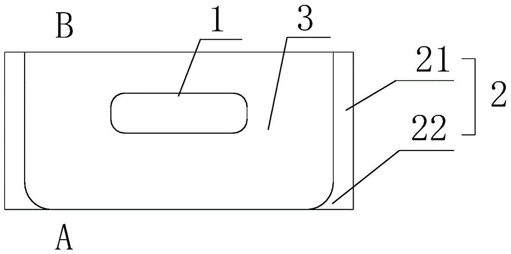 Bias magnetic core and circuit board applying magnetic core