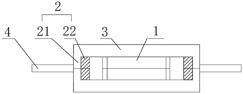 Bias magnetic core and circuit board applying magnetic core