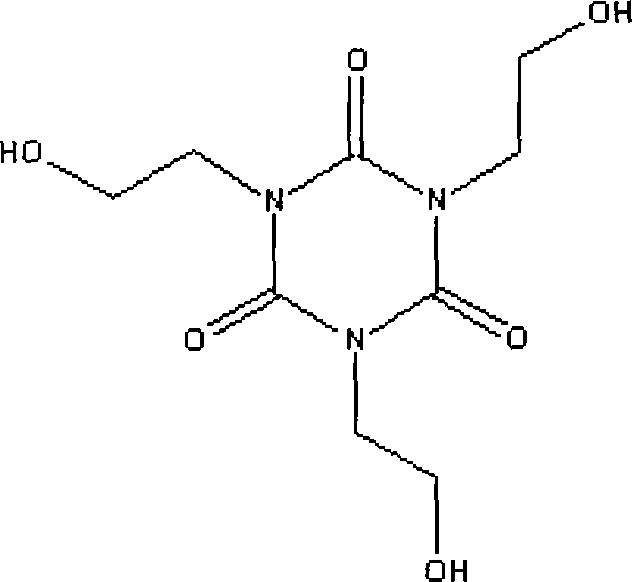 Polyester resin powder paint solidifying agent