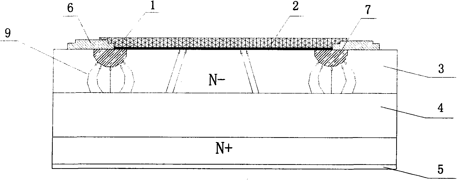 High anti-static Schottky diode