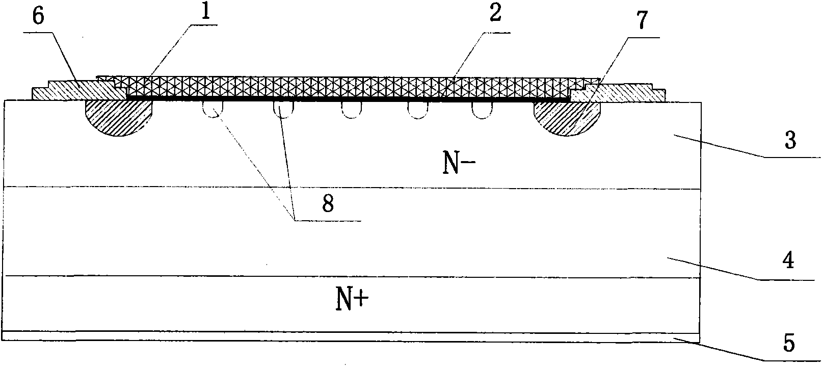 High anti-static Schottky diode