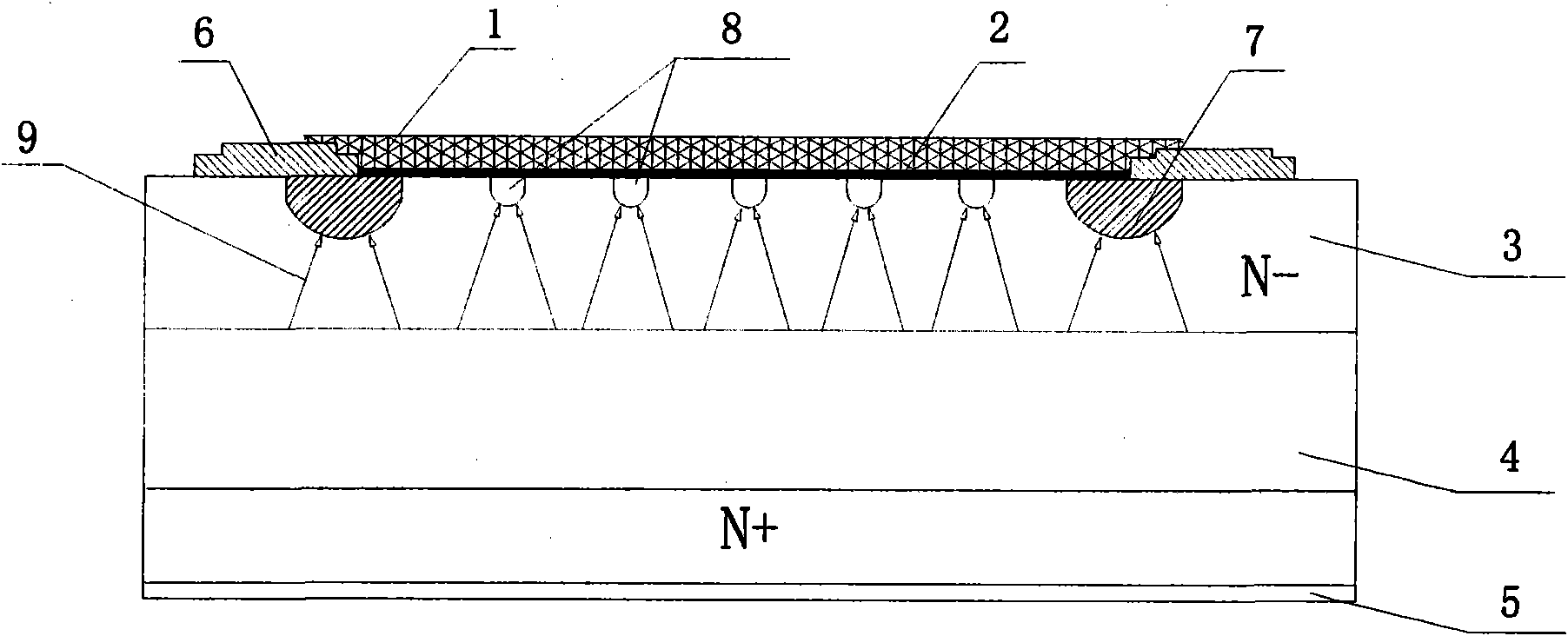 High anti-static Schottky diode