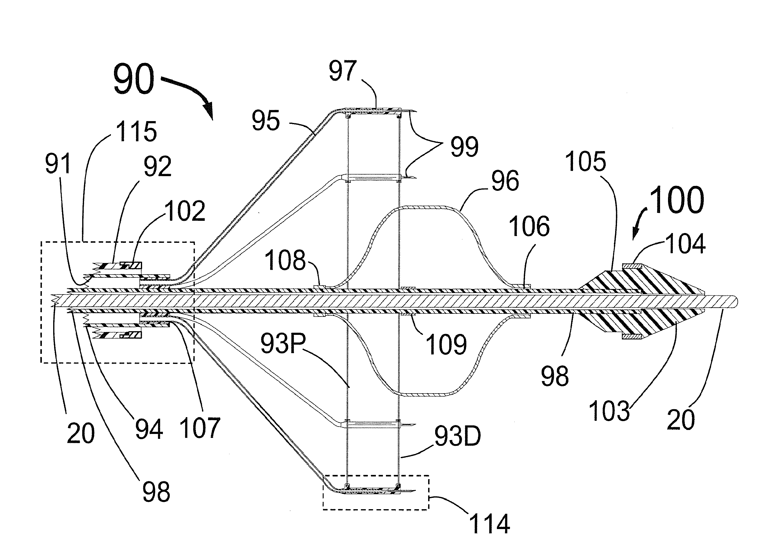 Expandable catheter system for peri-ostial injection and muscle and nerve fiber ablation