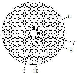 Uniform drying device for mask processing and drying method of uniform drying device for mask processing