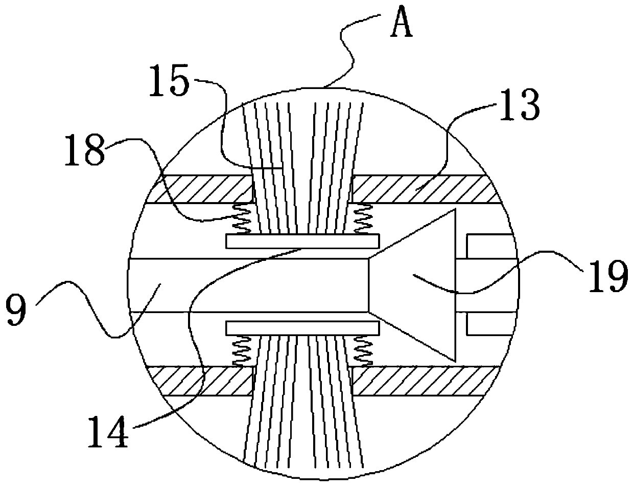 Domestic sewer dredging brush