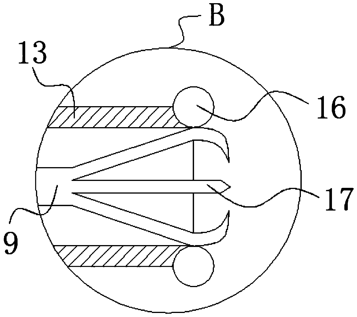 Domestic sewer dredging brush