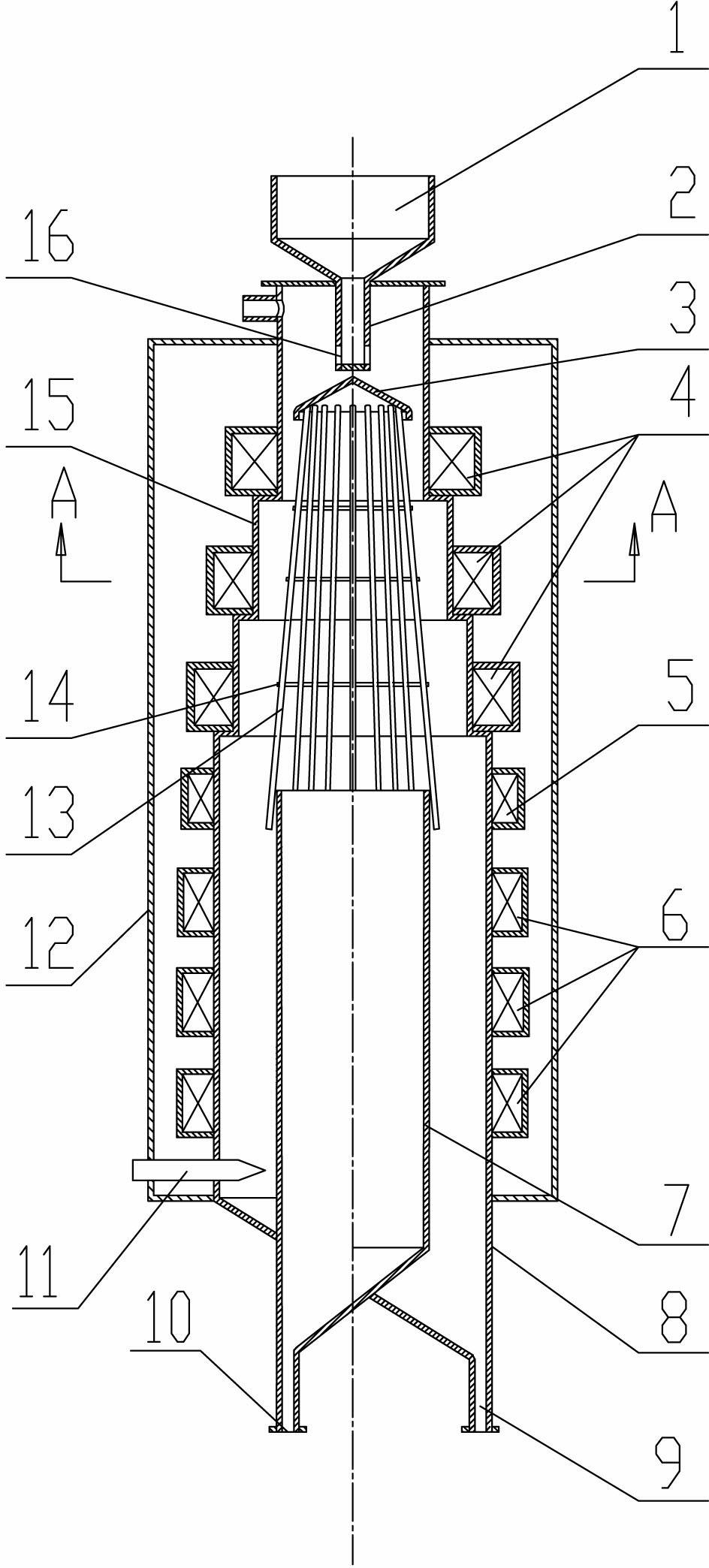 Ring pillar for magnetic separation