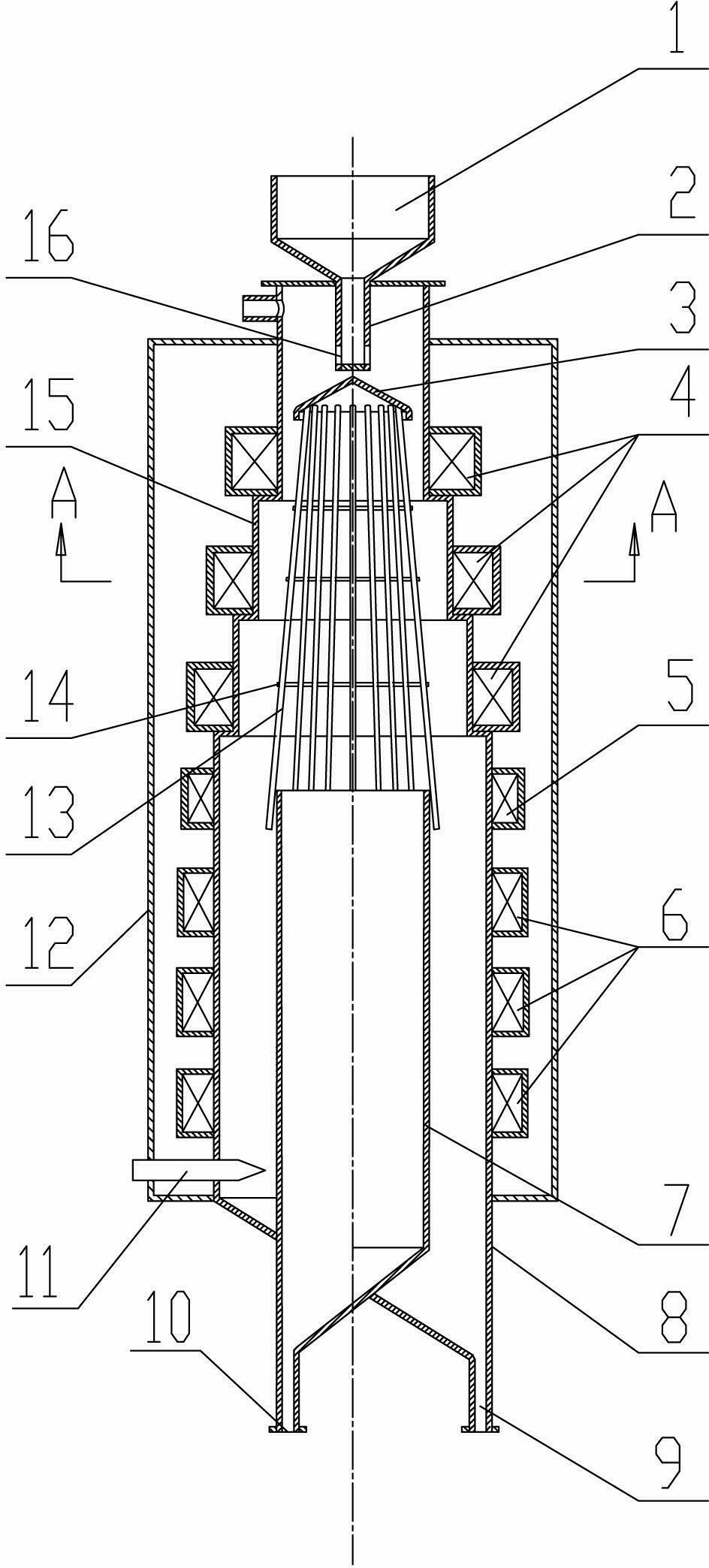 Ring pillar for magnetic separation