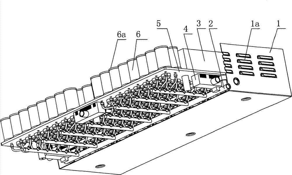 Power battery pack with cooling system