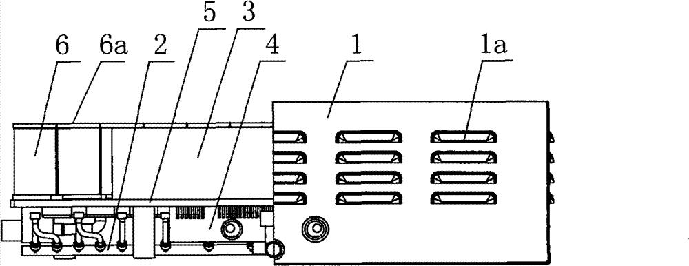 Power battery pack with cooling system