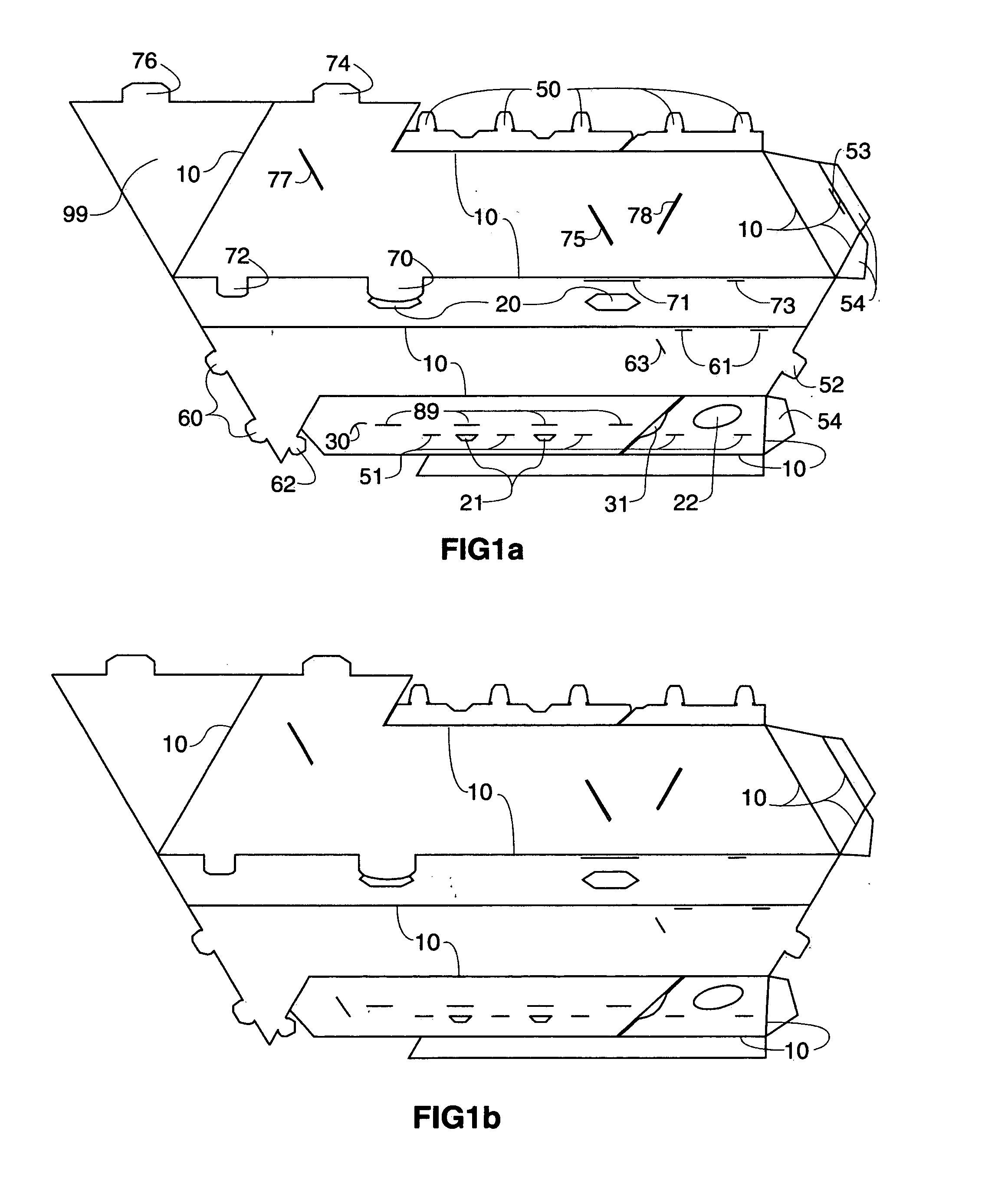 Folding structural panel unit