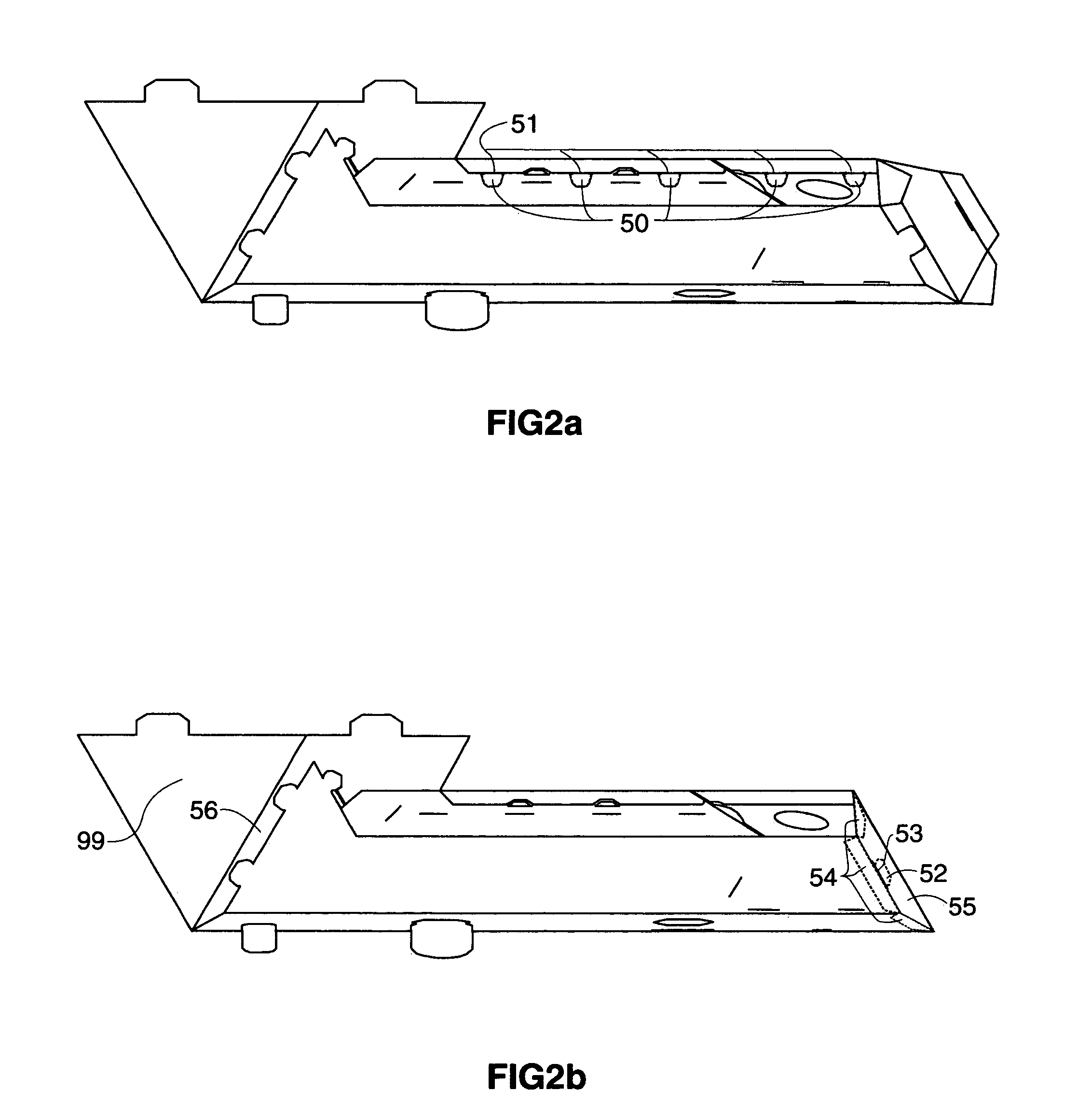 Folding structural panel unit