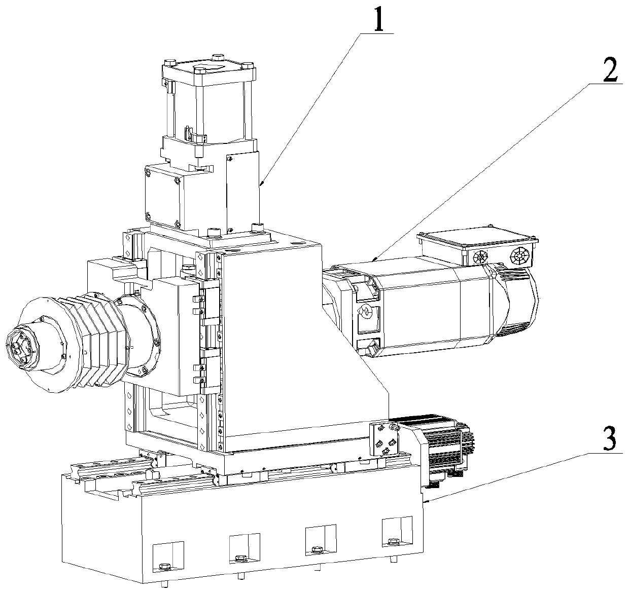 Double-head type efficient grinding mechanism for semiconductor crystal bar