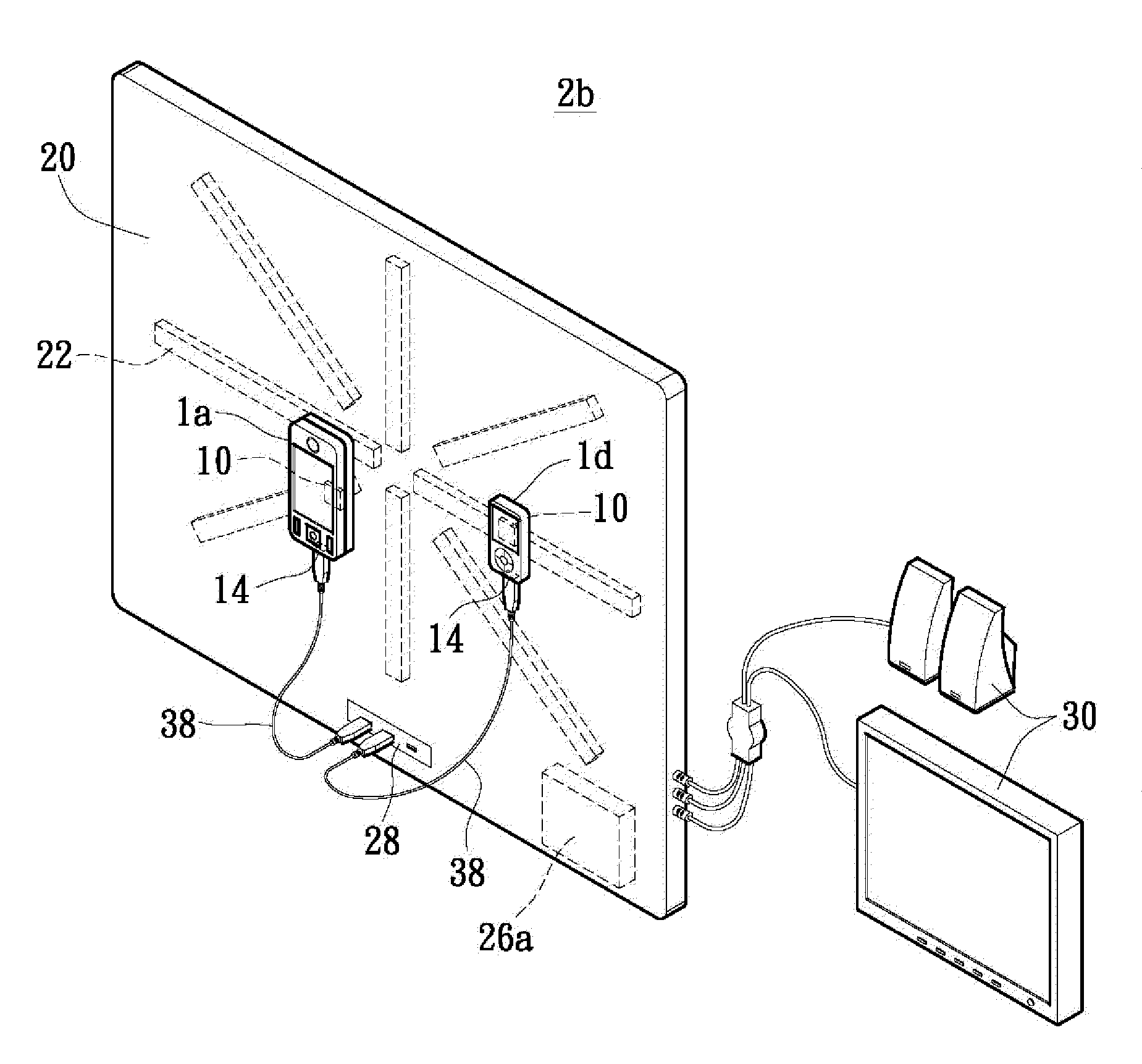 Integrated magnetic device and a magnetic board thereof