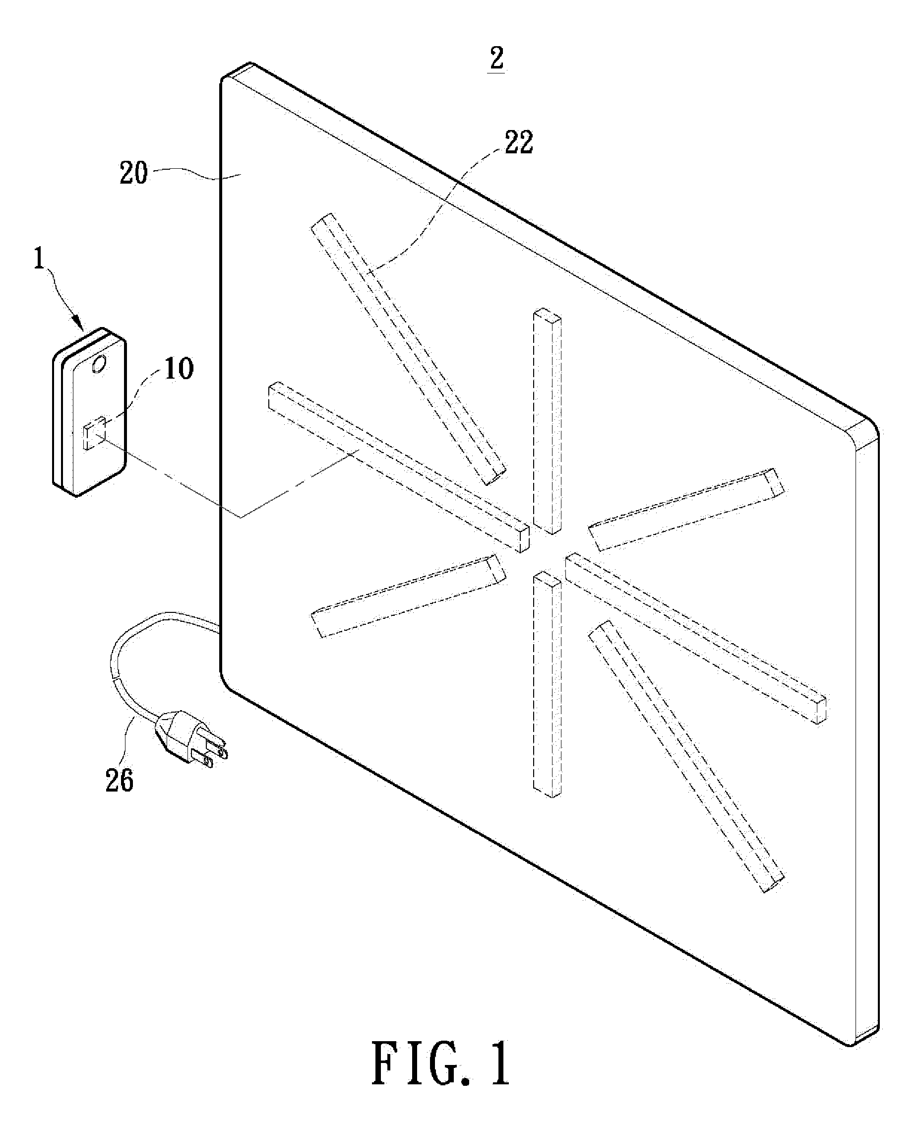 Integrated magnetic device and a magnetic board thereof