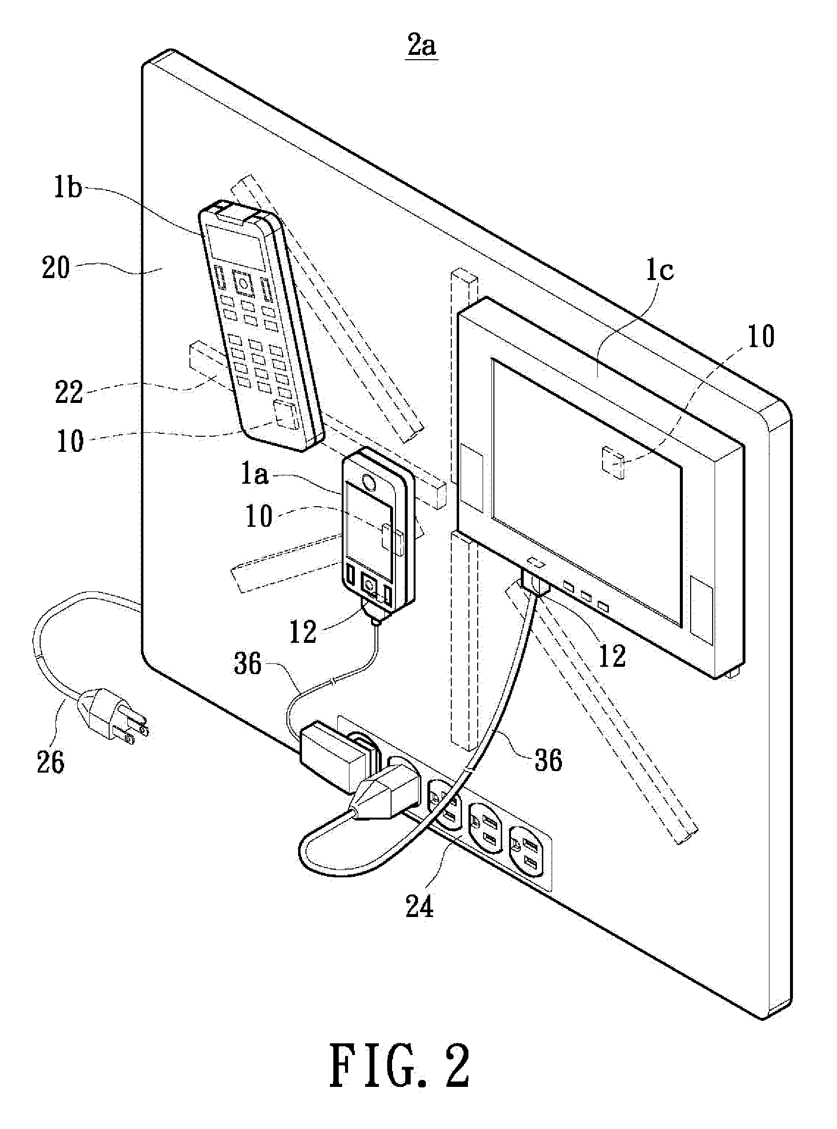Integrated magnetic device and a magnetic board thereof