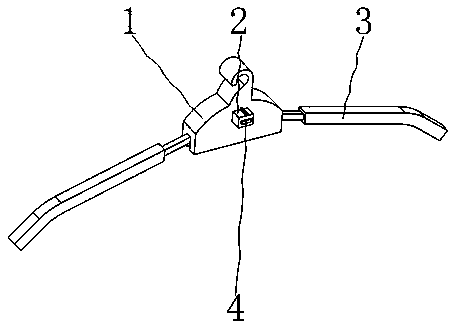 Mechanical clothes hanger for clothes