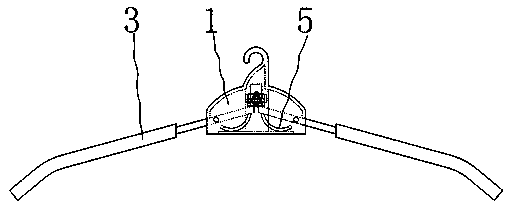 Mechanical clothes hanger for clothes