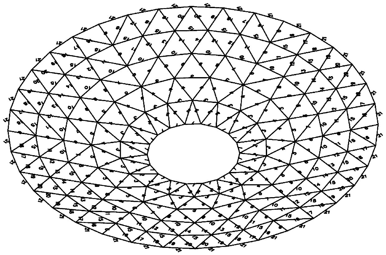 A spiral terraced fish-plant symbiosis construction method