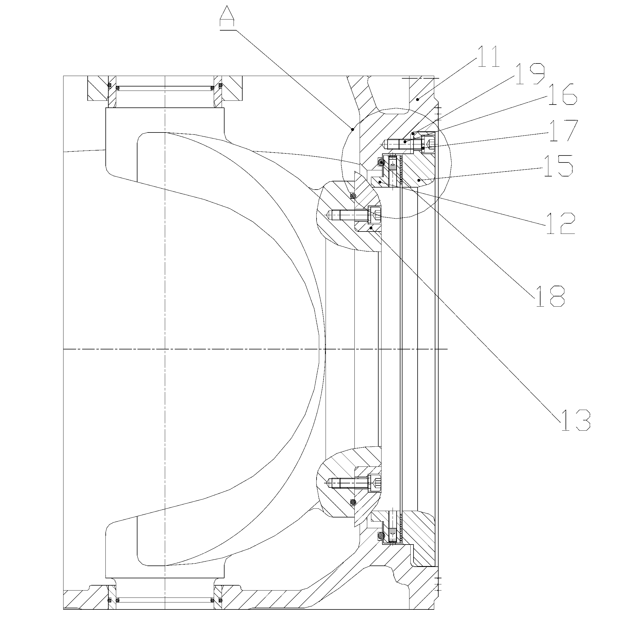 Eccentric half-ball valve