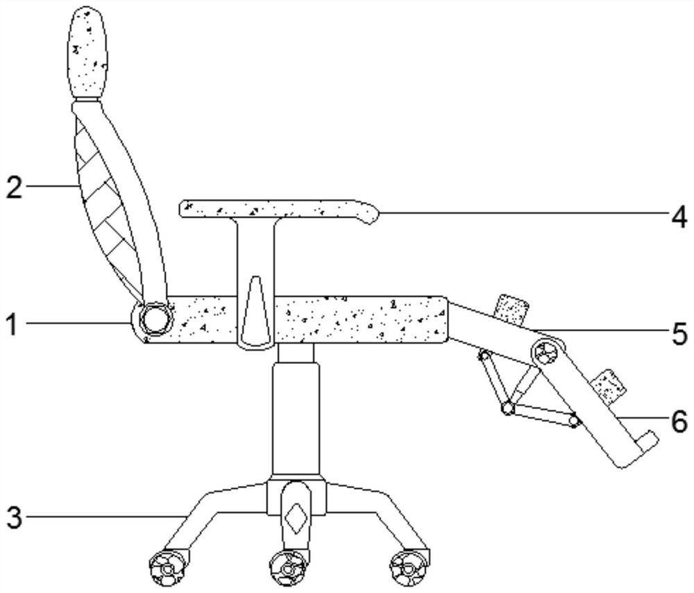 Lower limb fixing device for knee joint replacement surgery in orthopedics department