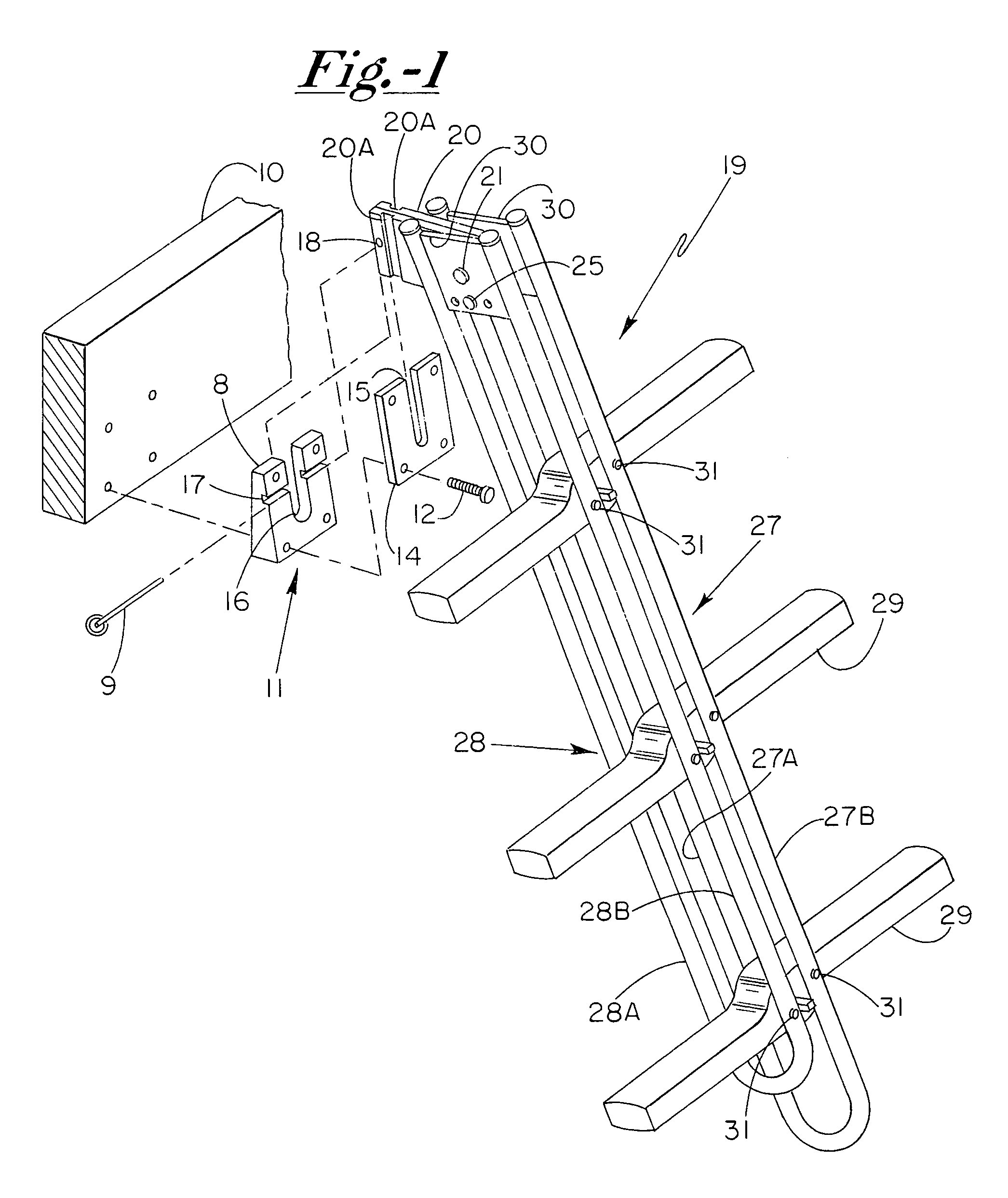 Boarding ladder mounting apparatus