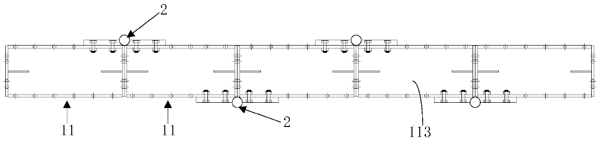 Foundation pit steel support and installing method thereof