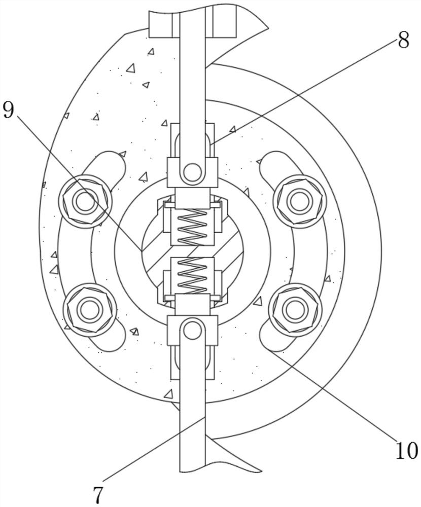 Automatic sealing device for hardware part packaging bag