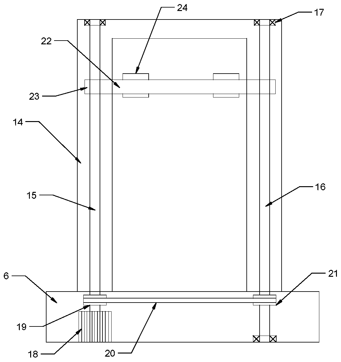 Building wall painting device convenient to use