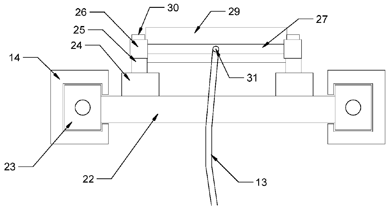 Building wall painting device convenient to use