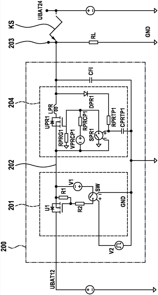 Protective circuit for overvoltage and/or overcurrent protection