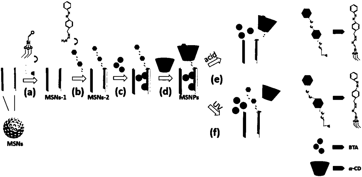 A kind of ph and light dual response targeting drug loading system and its preparation method