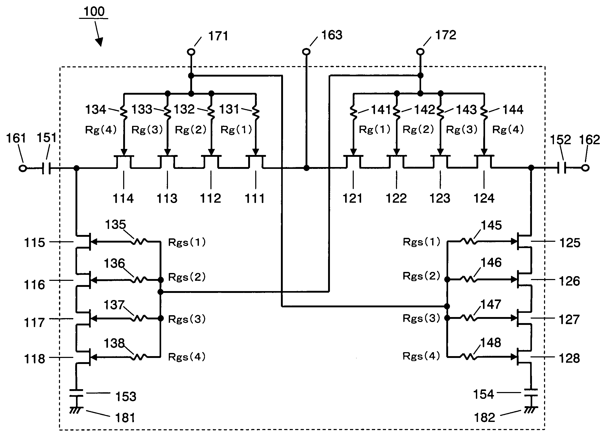 Radio-frequency switch circuit and semiconductor device