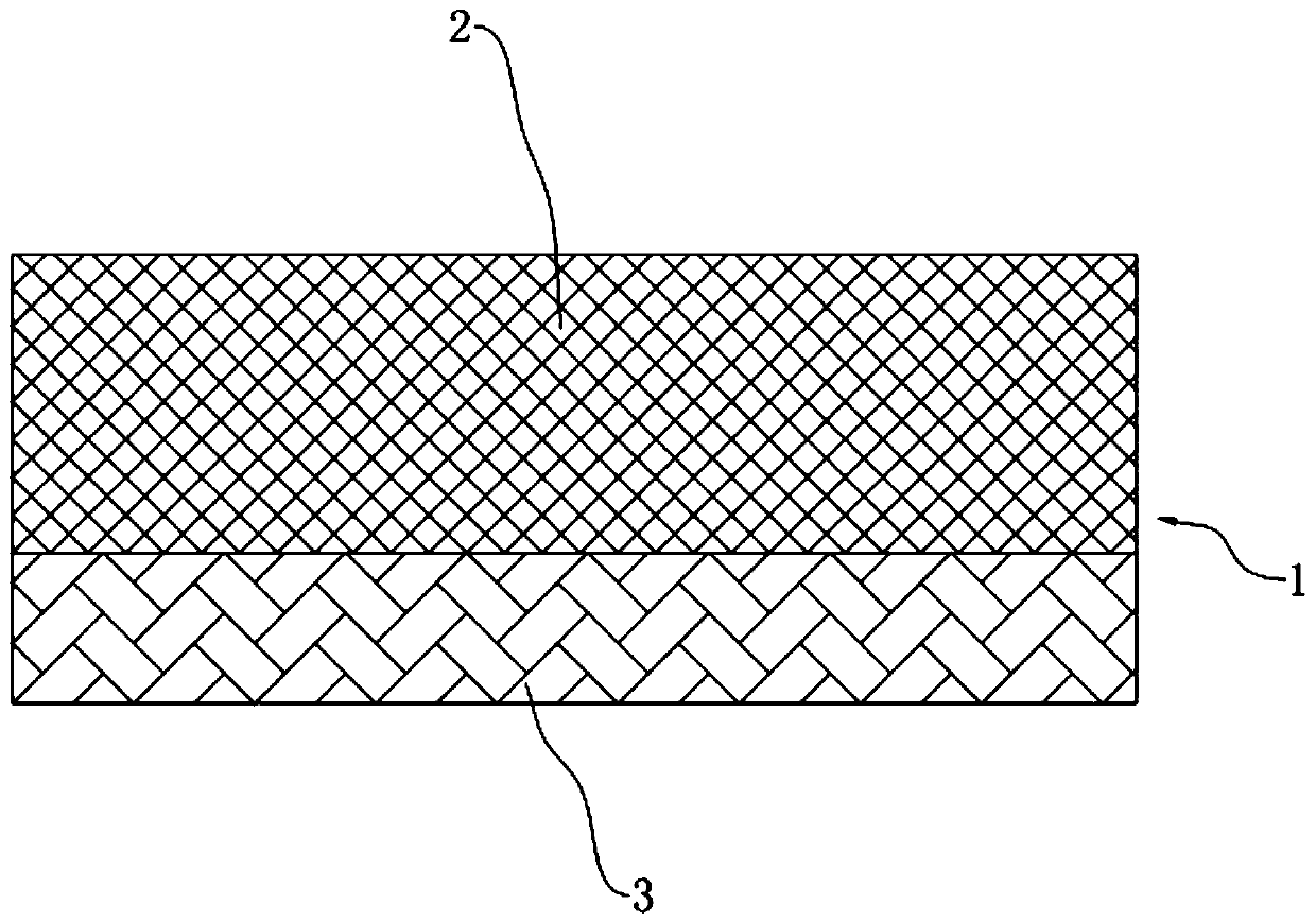 Makeup-removing cleaning towel capable of removing makeup by using clear water and production process of the makeup-removing cleaning towel