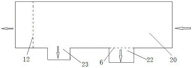 A kind of shredding machine dust removal filter box