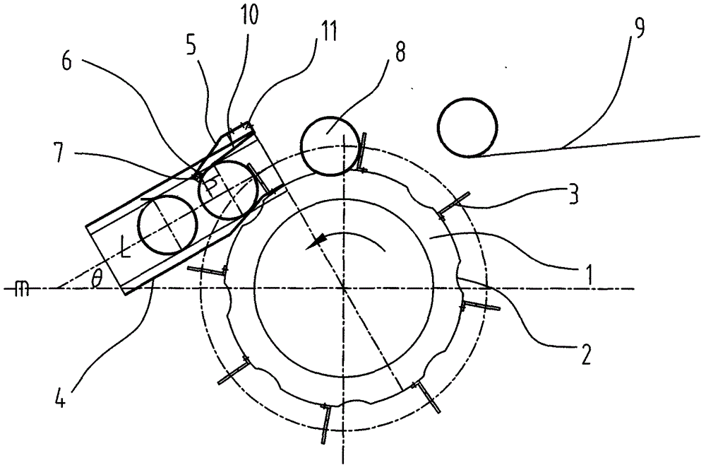 Orange peel breaking and tearing mechanism for citrus peeling machine