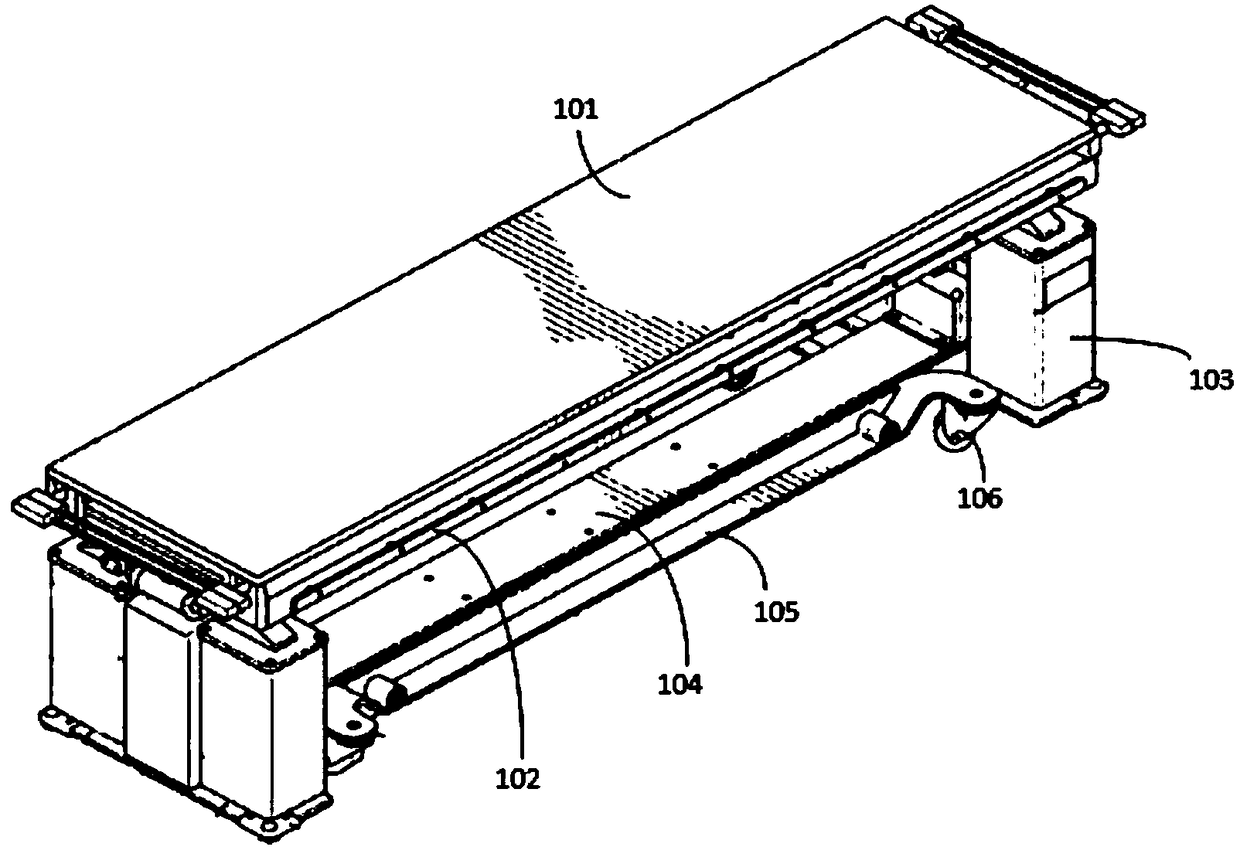 Furniture machining table bed