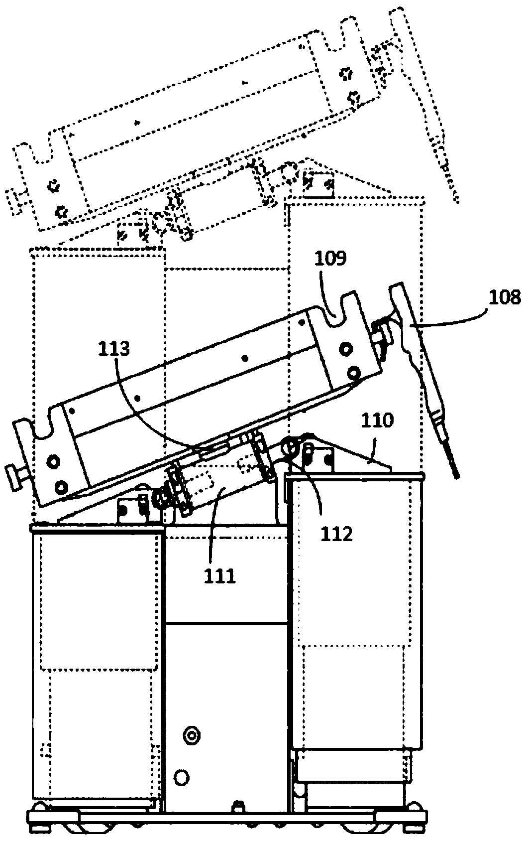 Furniture machining table bed