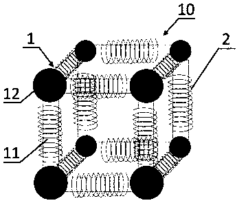 Radio energy transmission multi-directional transmitting three-dimensional coil and radio energy transmission system