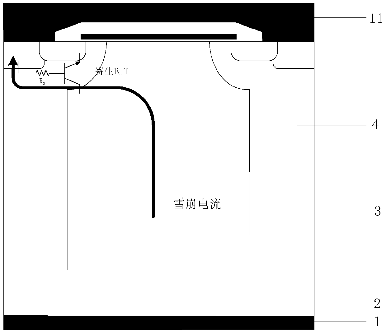 Terminal structure for improving avalanche tolerance of super junction power device