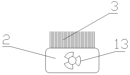 Novel sucker type toothbrush