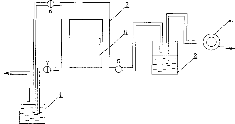 Sealed device for preparing battery cathode material calcium zincate