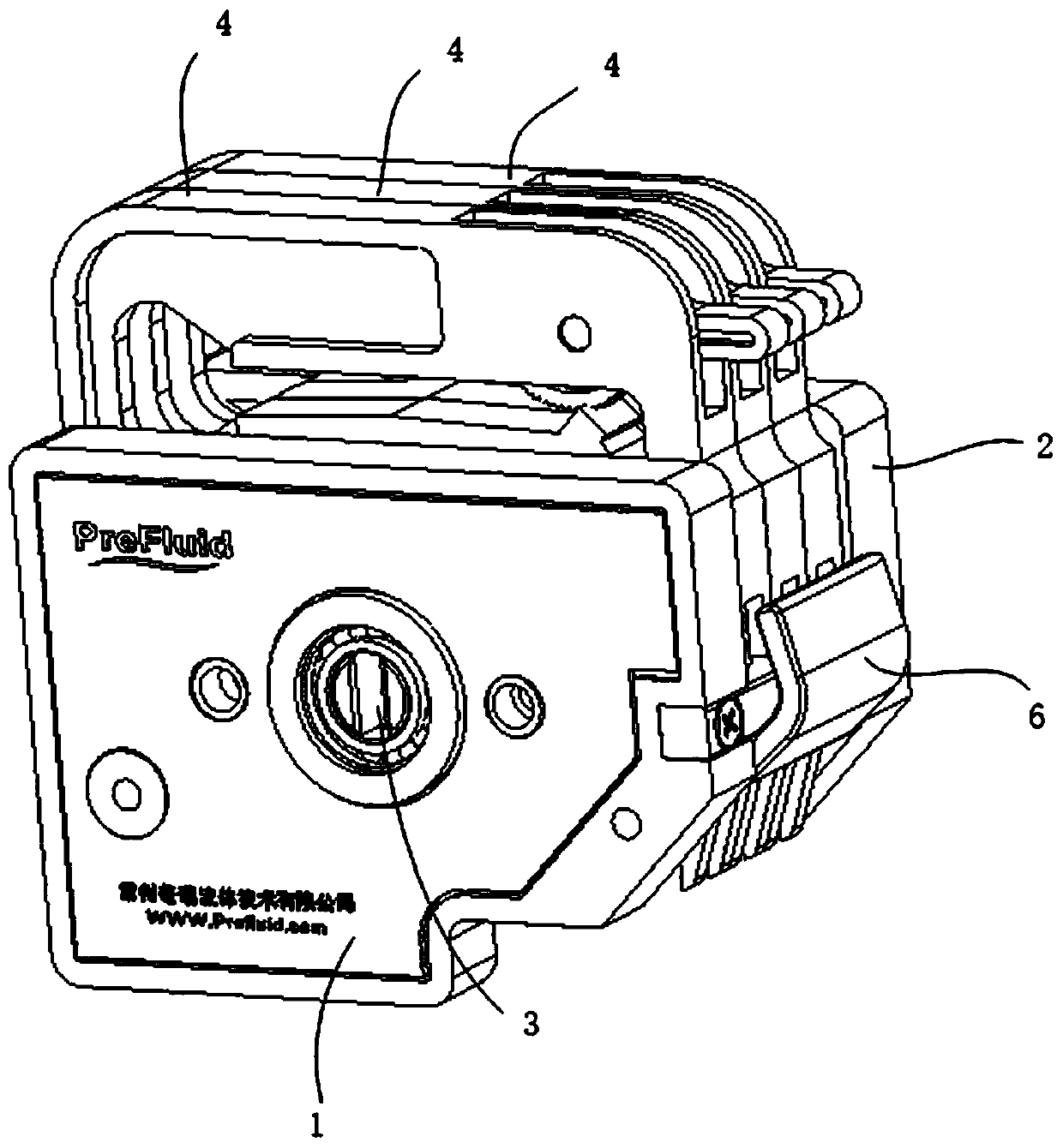 Peristaltic pump head