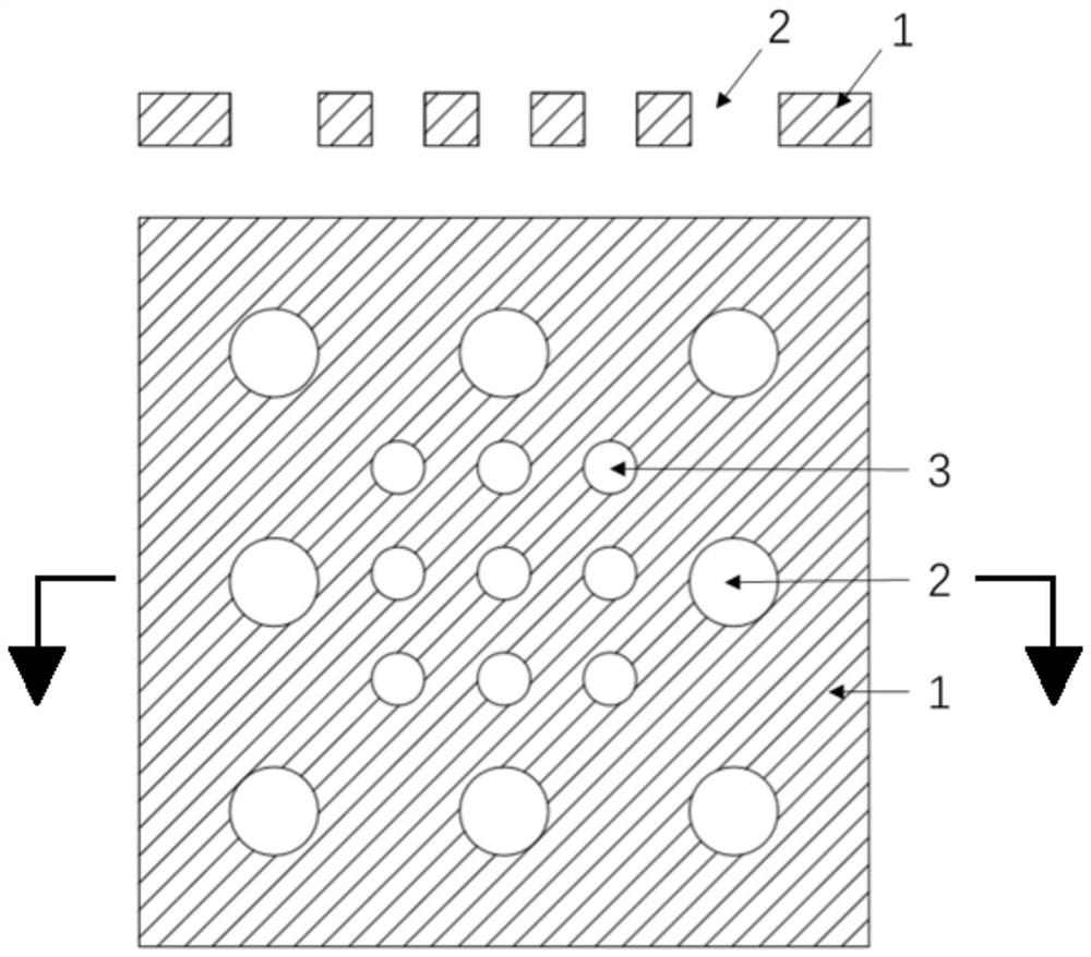 Through hole filling method and structure