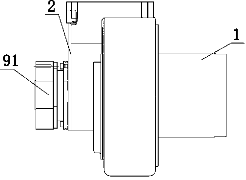 Electric horizontal driving wheel assembly