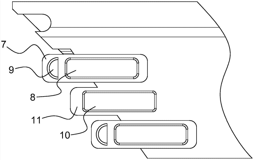 Easy to disassemble led frame