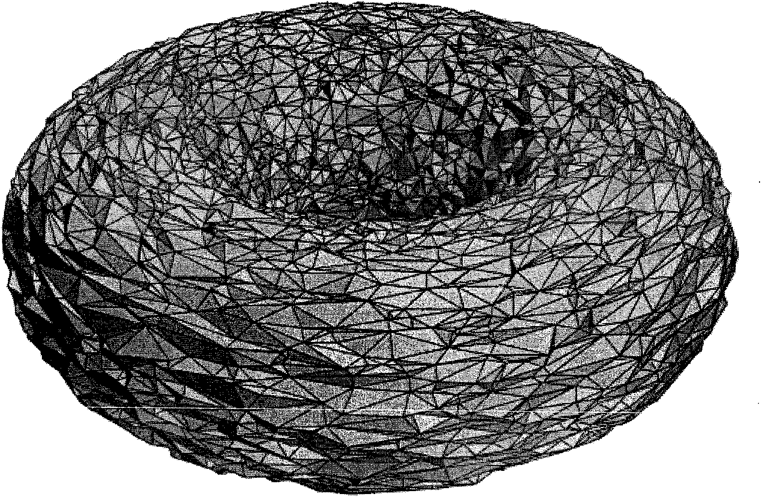 Estimation method of scattered point cloud data geometric senses