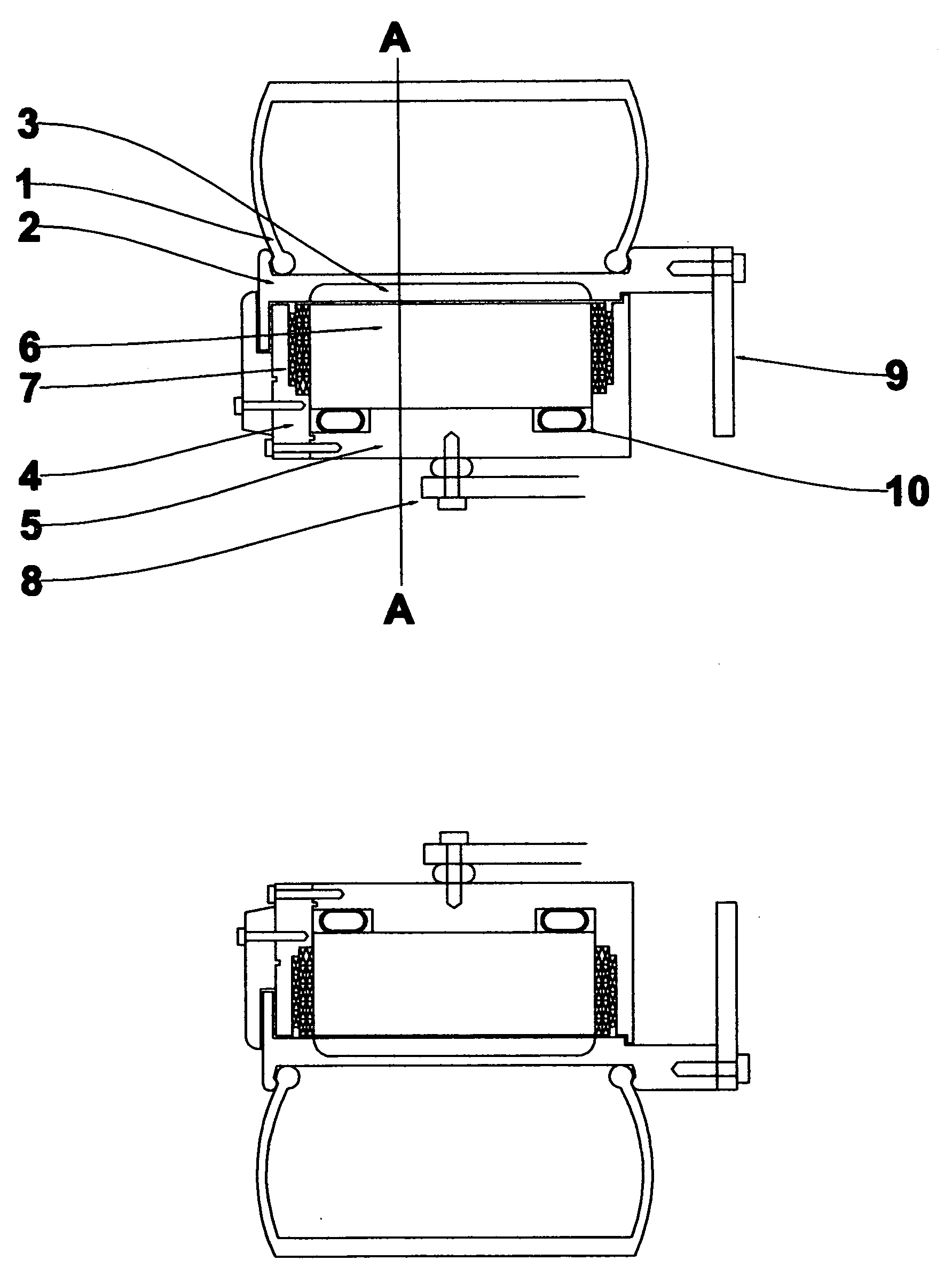 High power two speed electric motor