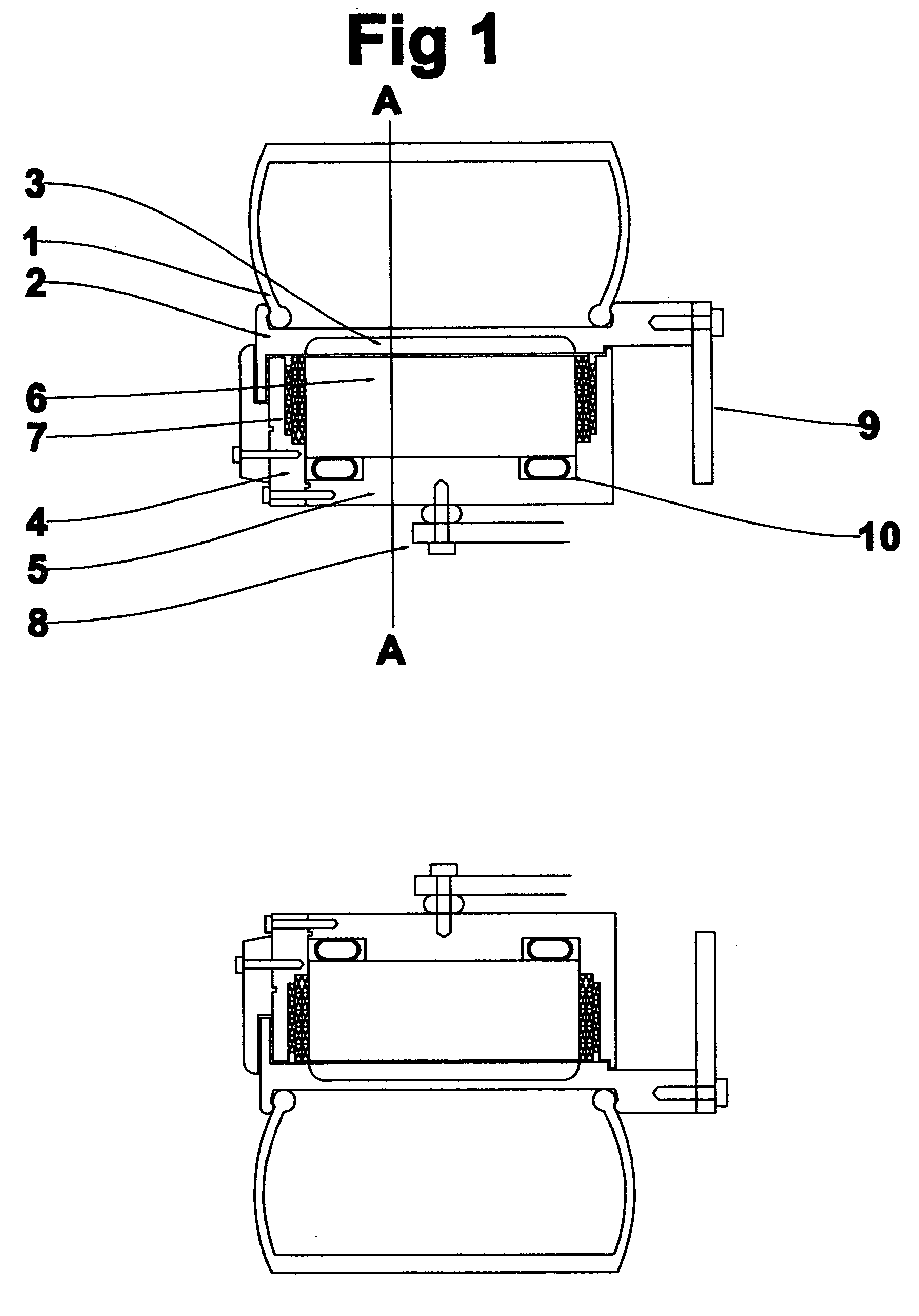 High power two speed electric motor